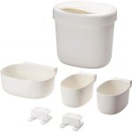 Lot de 4 paniers  langer - corbeilles table  langer - blanc - ikea onsklig