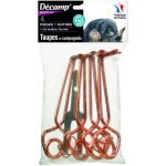 Lot de 4 pi�ges - taupes et campagnols - decamp - cuivre