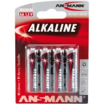 Lot de 4 piles alcalines - 15 v aa - lr6