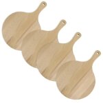 Lot de 4 planches � pizza et tarte flamb�e en bois 30 cm fackelmann pizzas lovers