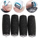 Lot de 4 rouleaux recharge scholl velvet smooth - gnrique - noir - mixte - adulte