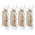 Lot de 4 sacs de rangement sous vide suspendus pour vtements 135x70cm housse sous vide pour costumes ...