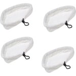Lot de 4 serpillres en microfibre pour balai vapeur h2o mop - fablcrew