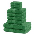 Serviettes de bain - lot de 4 + 4 + 2 - coton - vert - Écologique Serviettes de bain - lot de 4 + 4 + 2 - coton - vert - Écologique