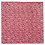 Lot de 4 serviettes de table olia rouge 40x40cm - atmosphera createur dinterieur