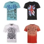 Lot de 4 t - shirts de marques en coton pour homme pepsi - cola lambretta lboysz et tapout