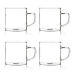 Tasses en verre borosilicate - ogo living - helya - lot de 4 - 25cl - résistantes à la chaleur Tasses en verre borosilicate - ogo living - helya - lot de 4 - 25cl - résistantes à la chaleur