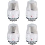 Lot de 4 t�tes thermostatiques t�te de rechange pour vanne de radiateur m30 x 15 vanne de radiateur thermostat ...