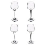 Lot de 4 verres � liqueur elaya 9cl transparent