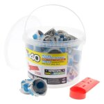 Lot de 40 botes dencastrement no air multimat 67x40mm - bleu - blm