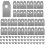 Lot de 45 lames en titane pour tondeuses robotis�es husqvarna et gardena ? 35 x 18 x 075 mm ? 45 vis ...