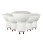 Lot 5 ampoules spot led gu10 6w equi. 50w 540lm 15000h primer leader - blanc