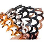 Lot de 5 bandeaux pour femmes motif zigzag bandeau plastique femmes adolescentes filles l�ger course ...