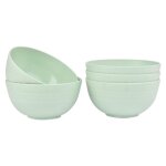 Lot de 5 bols en plastique incassables de qualit� alimentaire l�gers et r�utilisables pour fruits collations ...