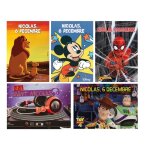 Lot de 5 cartes postales de sainte catherine cendrillon fille en roller vampirina fe licorne