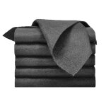 Lot de 5 chiffons de nettoyage magiques épais en microfibre sans trace pour nettoyer les vitres les voitures ... Lot de 5 chiffons de nettoyage magiques épais en microfibre sans trace pour nettoyer les vitres les voitures ...