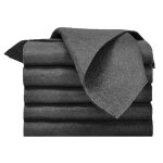 Lot de 5 chiffons de nettoyage magiques épais en microfibre sans trace pour nettoyer les vitres les voitures ... Lot de 5 chiffons de nettoyage magiques épais en microfibre sans trace pour nettoyer les vitres les voitures ...
