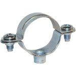 Lot de 5 colliers simples de fixation boutte - d: 14 mm - gris argenté Lot de 5 colliers simples de fixation boutte - d: 14 mm - gris argenté