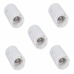 Lot de 5 douilles chantier b22 100w