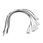 Lot de 5 douilles de lampe e12 pour �clairage de jardin douilles r�tro e12 pour suspension pour ext�rieur ...