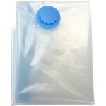 Lot de 5 housses de rangement sous vide - etanche - l 100 x 80 cm - transparent - plastique Lot de 5 housses de rangement sous vide - etanche - l 100 x 80 cm - transparent - plastique