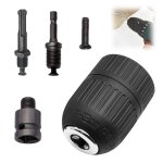 Lot de 5 mandrin perceuse pour mandrin sans cl� tariere sds adaptateur de visseuse � percussionpour outil ...