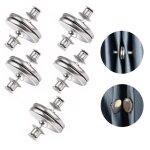 5 paires embrasses  rideaux aimants bouton de rideau fermeture magntique ronde pour empcher la lumire ...