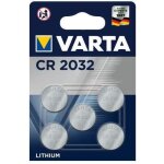 Lot de 5 piles varta cr 2032 3v pile au lithium pack