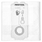 Lot de 5 sacs filtre selfclean sc - fis - ct mini / midi - 2 / 5 / ct15 - festool - 204308