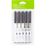 Lot de 5 stylos cricut noir