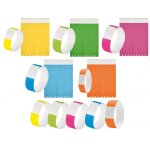 50 bracelets identification indchirables 5 couleurs multicolore - accessoire de dguisement bijou fantaisie ...