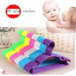 Lot de 50 cintres en plastique violet pour bb - haute qualit - mixte - enfant