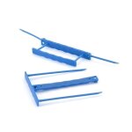 Relieurs plastique - jpc - lot de 50 - entraixe 80 mm - capacit 9 cm - couleur noir