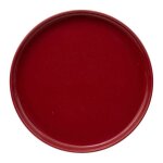 Lot de 6 assiettes  dessert marie 20cm rouge grenat