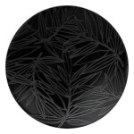 Lot de 6 assiettes  dessert vegy 21cm noir