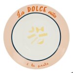 Lot de 6 assiette la dolce vita d22cm - atmosphera cr�ateur dint�rieur