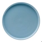 Lot de 6 6 assiettes plates marie bleu d265cm - atmosphera cr�ateur dint�rieur