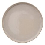 Lot de 6 assiettes plates terre inconnue 27cm beige Lot de 6 assiettes plates terre inconnue 27cm beige