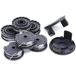 Lot de 6 bobines de fil pour coupe - bordures bosch f016800351 (longueur 6 m diamètre 160 mm avec couvercle ... Lot de 6 bobines de fil pour coupe - bordures bosch f016800351 (longueur 6 m diamètre 160 mm avec couvercle ...