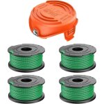 Lot de 6 bobines de fil de rechange pour d�broussailleuse black and decker gl9035 - qsgl7033gl8033 - ...