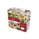 Lot de 6 bocaux � kouglof - weck rundrandglas gugelhopf - 165 ml - bord rond - couvercle 80 mm