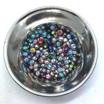 Lot 6 boules 1. 2mm acier strass - gribouille import - piercing Lot 6 boules 1. 2mm acier strass - gribouille import - piercing