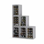 Lot de 6 casiers porte bouteilles - 6x12 soit 72 bouteilles - polystyr�ne expans� - stockage et transport ...