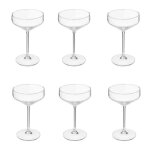 Lot de 6 coupes à champagne nora 30cl transparent Lot de 6 coupes à champagne nora 30cl transparent