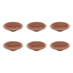 Lot de 6 coupelles sienna 15cm terracotta