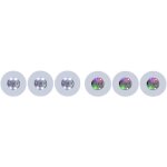 Dessous de verre � led - lot de 6 - 3 modes d�clairage - super lumineux - facile � utiliser