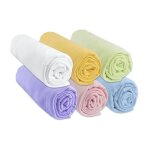 Lot de 6 draps housse jersey coton 60x120 - easy dort - mixte - respirant et élastique Lot de 6 draps housse jersey coton 60x120 - easy dort - mixte - respirant et élastique