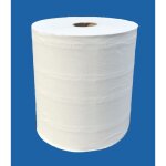 Lot de 6 essuie mains - rouleau blanc pur cellulose n - prédécoupé - 23gr - 1 - laize 19 Lot de 6 essuie mains - rouleau blanc pur cellulose n - prédécoupé - 23gr - 1 - laize 19