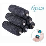 Lot de 6 extra rugueux rouleaux de remplacement pour scholl velvet smooth express pedi rpe electrique ...