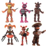 Lot de 6 figurines de jeu five nights at freddys fnaf avec lumi�res d�corations de no�l pour enfants